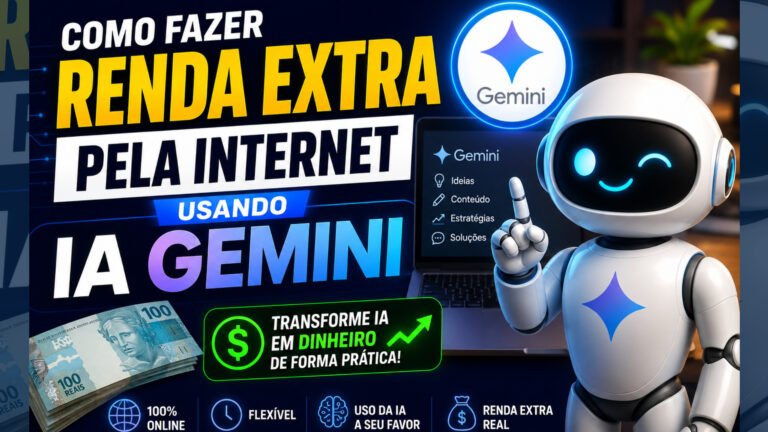 Como Fazer Renda Extra Pela Internet Usando IA Gemini