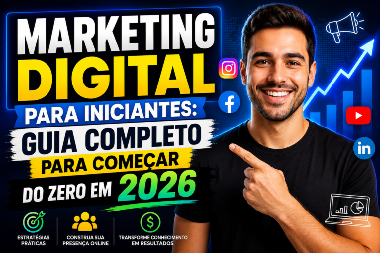 Marketing Digital Para Iniciantes: Guia Completo Para Começar do Zero em 2026