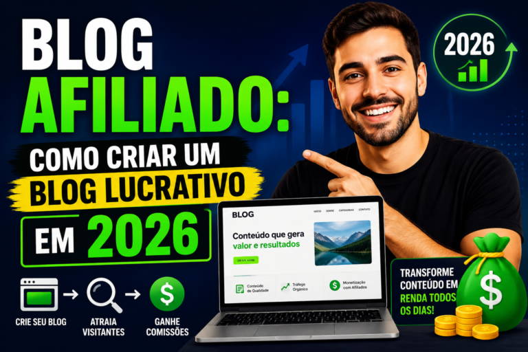 Blog Afiliado: Como Criar um Blog Lucrativo em 2026