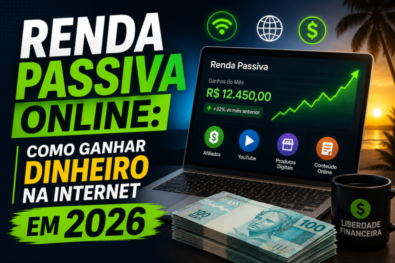 Renda Passiva Online: Como Ganhar Dinheiro na Internet em 2026