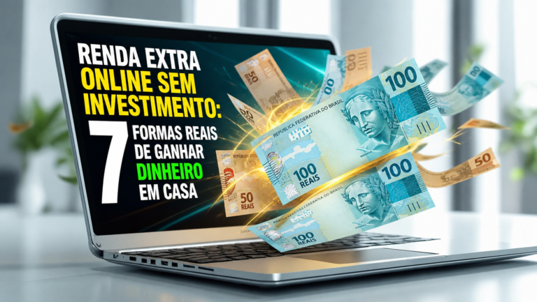 💻 Renda Extra Online Sem Investimento: 7 Formas Reais de Ganhar Dinheiro em Casa