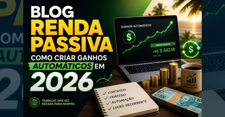 Blog Renda Passiva: Como Criar Ganhos Automáticos em 2026