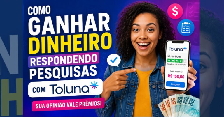 Como Ganhar Dinheiro Respondendo Pesquisas com Toluna