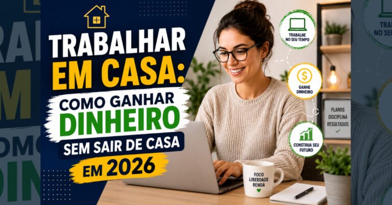 Trabalhar em Casa: Como Ganhar Dinheiro Sem Sair de Casa em 2026