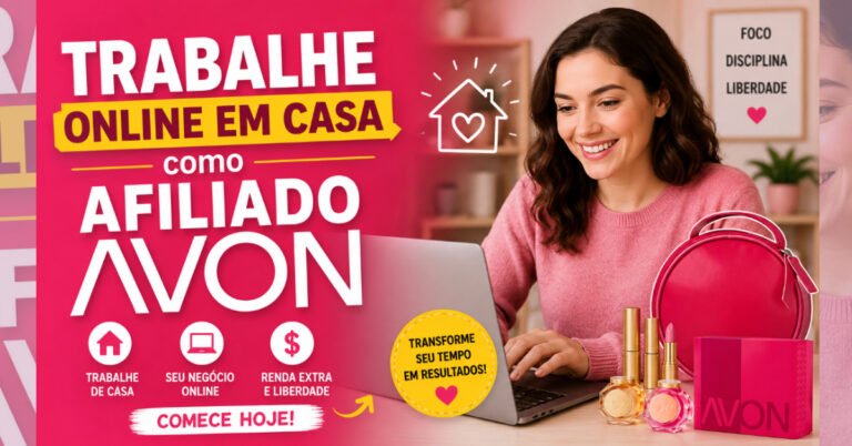 Trabalhe Online em Casa como Afiliado Avon